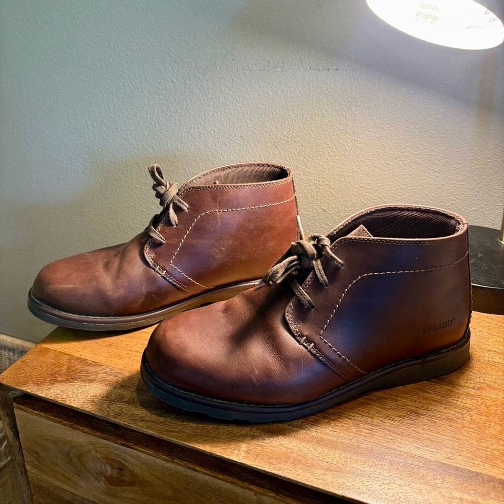 Sebago Men's Brown Leather Chukka Boots